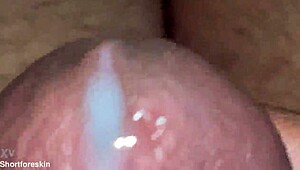 Super Close Cumshot from Indian Monster Cock