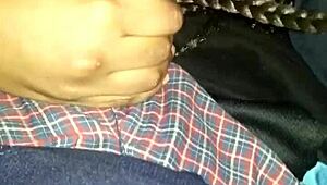 Is The Shy Girl Giving Me Wet Head In Sloppy Amateur Homemade?