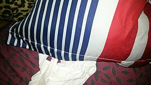 Fat BBW Slaps Tongue During Blowjob Session