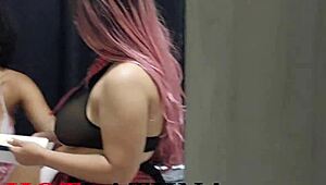 Why Do My Two Chubby Asian Neighbors Have Halloween Sex? Their Tits and Ass Drive Me Wild. 