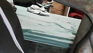 She takes milk like this whore and loves it