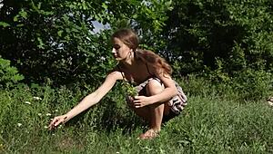 Watch Julianna masturbate in the bushes? So erotic and sensual!