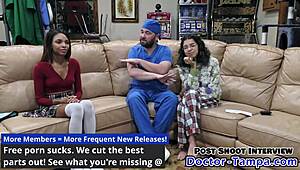 step into doctor tampa's world for solana's first gyno exam