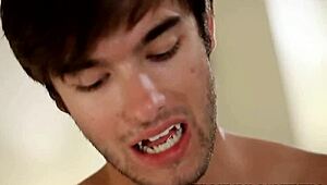 Blonde Twinks Fuck Brunette at Home