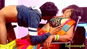 Man, this hot Indian maid gets pounded doggystyle hard in the best scene ever! 😍