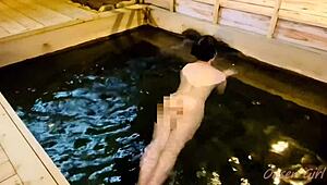 Exploring mie prefecture's stone steps open-air bath on nacchi travel