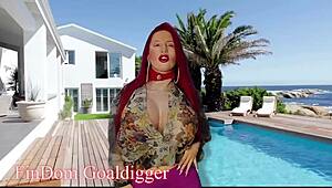 i beg to please my goddess tits in cosplay bdsm. slave worships my boobs.