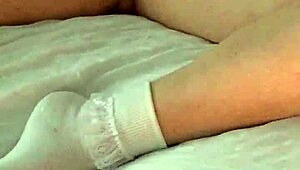 Wife Goes Wild with New Toy, Massive Orgasm Watching Lesbian Porn