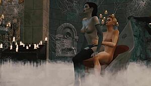 Sims 4 Halloween Vampire Horror Erotic Tale