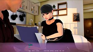 In Summer Hentai Game Ep 6, the saleswoman flaunts her perfect ass in revealing outfits.