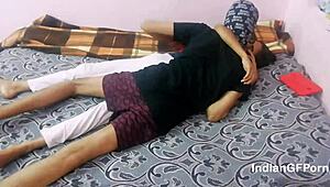 skinny indian babe pounded hard for multiple creampie orgasms in wild desi action