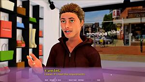 In Summer Hentai Game Ep 6, the saleswoman flaunts her perfect ass in revealing outfits.