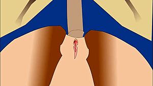 دمية روسية تحصل على يد في الشرج وانفجار قذف