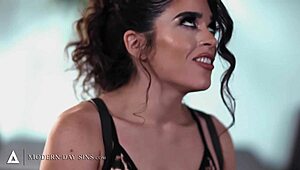 modern-day sins - wife allows bi-curious husband to explore first bareback dick in interracial threesome