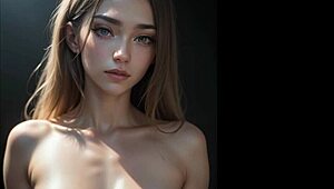 Stunning naked AI-generated girls in sexy compilation