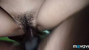 This teen is bent over, getting fucked in doggy style position.