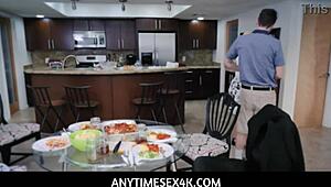 Anytimesex4k freeuse family group sex after dinner with kylie kingston kenna james rion king