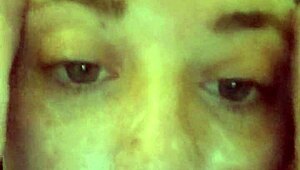 brunette bathing in the shower