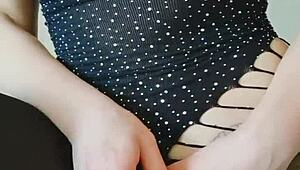 Ever seen a super-milf stepmom dripping wet while touching herself?