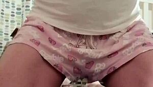 Why do these girls pee in pajamas for fun?