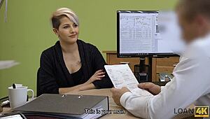 Loan4k Casting cochon à l'agence offre à Lussy Sweet une chance sauvage