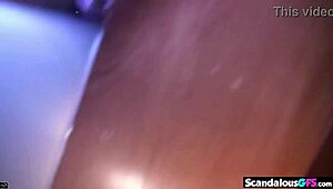 Julia shows her perfect body while fingering herself on camera