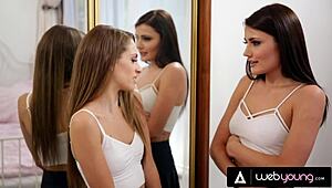 best friends kimmy granger and adria rae dive into lesbian lust