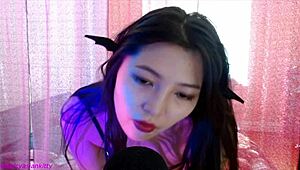 oh man, i’m totally hooked on this sexy asian devil girl roleplay asmr... oops!