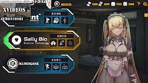 in this hentai episode, the machine girl gets her big tits and ass pleasured
