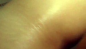 Oiled whore sucking and fucking cock