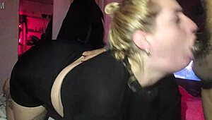 My neighbor and I shared a quiet moment in the living room