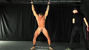 Hot Straight Muscle Stud Restrained and Loving It, Oh Yeah!