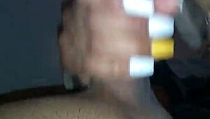 this little hottie is giving a sloppy blowjob, you gotta see it