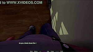 Lets Play Halloween Blowjob with Big Tits in the Rift