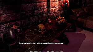 Lets Play Halloween Blowjob with Big Tits in the Rift