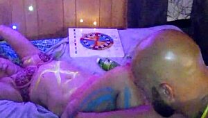 Milf painting session turns into intense fucking! 😈