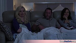 Hey stepdad, you say you're asexual, but can you resist our teen tits?