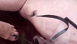 Mistress Mara Osner delivers harsh punishment to slave Andrew
