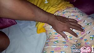 Teen cheats with huge-ass shobrina in bedroom while wife’s out