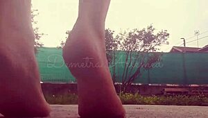 bare feet fetish display