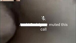 I felt so aroused when she called, watching her grope big boobs while I touched myself.