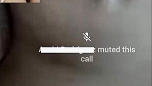 I felt so aroused when she called, watching her grope big boobs while I touched myself.