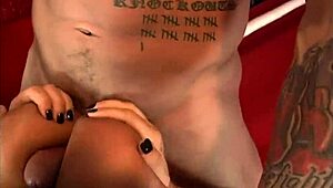 Claudia Marie, the whore with saggy tits, gets fucked hard by an MMA fighter in a rough fight.