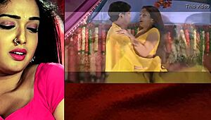 Amrapali Dubey Hot Navel Kissing Smooching Mp4
