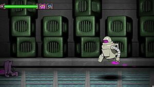 嘿，看Xenotake怪物性爱游戏第10集，女同高潮治外星毒