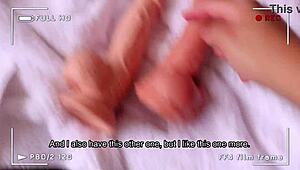 i make a short vlog before getting penetrated by many dildos