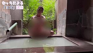 acrobatic hot spring adventure with flexible poses