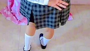 first-time latina student caught in risky unprotected fun after class