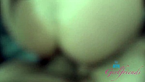 Lily Adams teases with a piss before sucking and riding doggystyle.