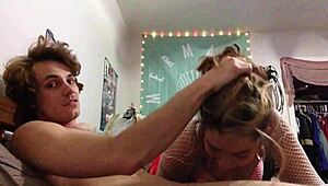 Perfect Blowjob Before BENDING Her Over!!